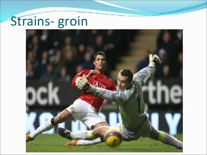 Strains- groin 