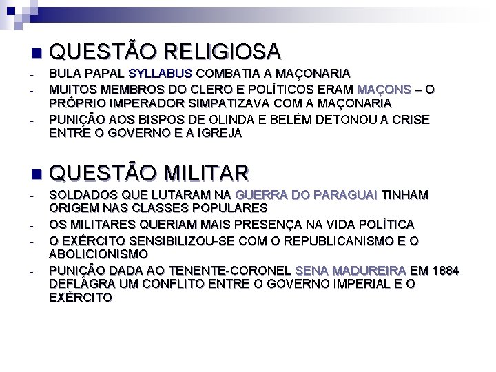 n QUESTÃO RELIGIOSA - BULA PAPAL SYLLABUS COMBATIA A MAÇONARIA MUITOS MEMBROS DO CLERO