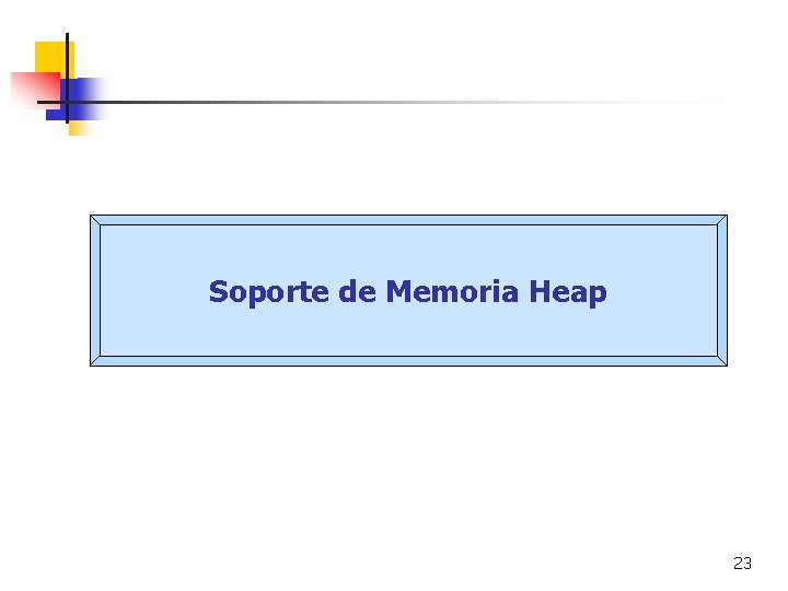 Soporte de Memoria Heap 23 