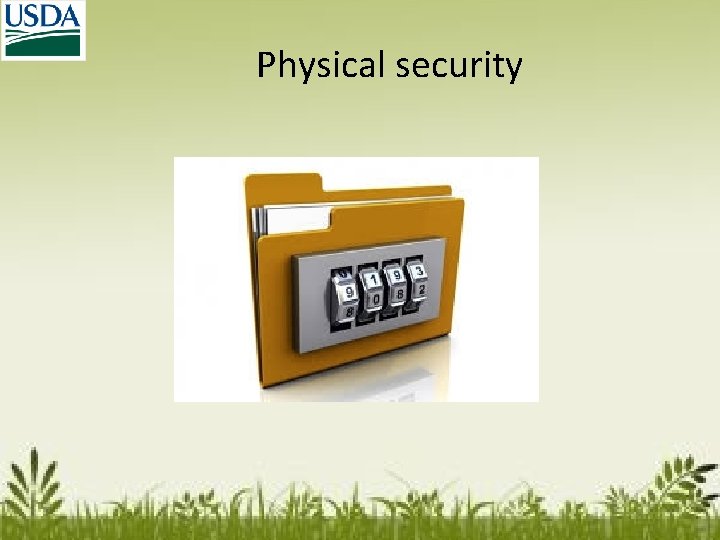 Physical security 