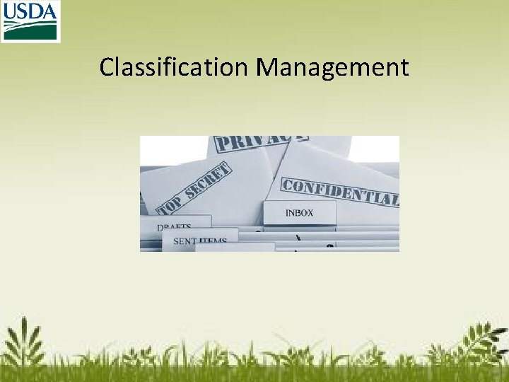 Classification Management 