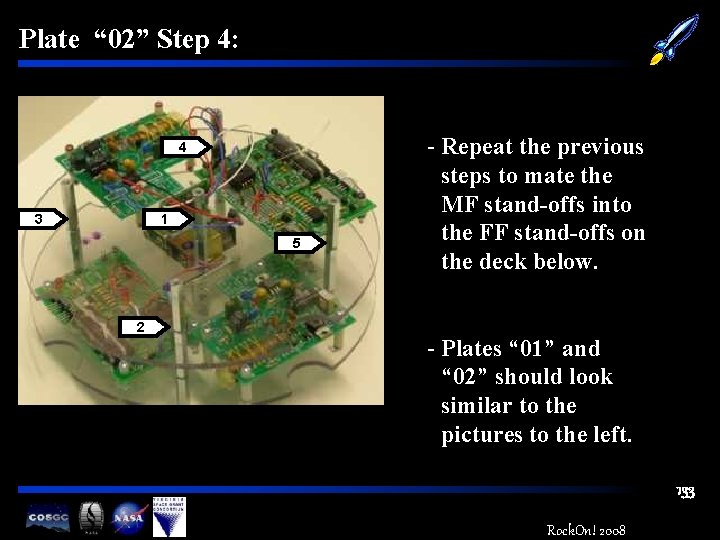 Plate “ 02” Step 4: 4 3 1 5 2 - Repeat the previous