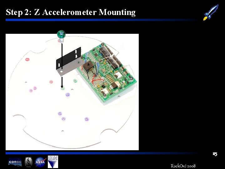 Step 2: Z Accelerometer Mounting 25 Rock. On! 2008 