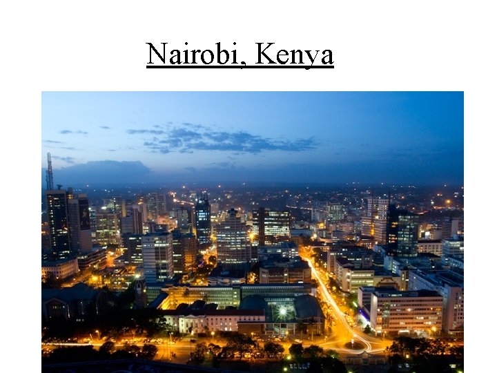 Nairobi, Kenya 