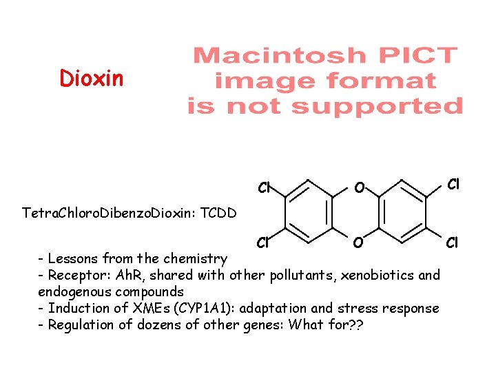 Dioxin Cl O Cl Tetra. Chloro. Dibenzo. Dioxin: TCDD - Lessons from the chemistry