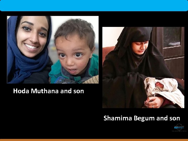 Rwanda Hoda Muthana and son Shamima Begum and son 