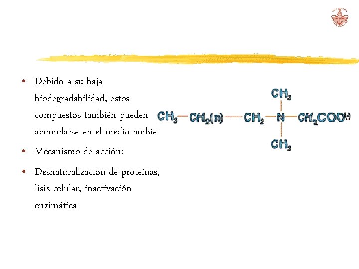  • Debido a su baja biodegradabilidad, estos compuestos también pueden acumularse en el