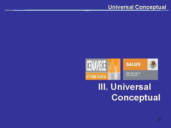 Universal Conceptual III. Universal Conceptual 20 