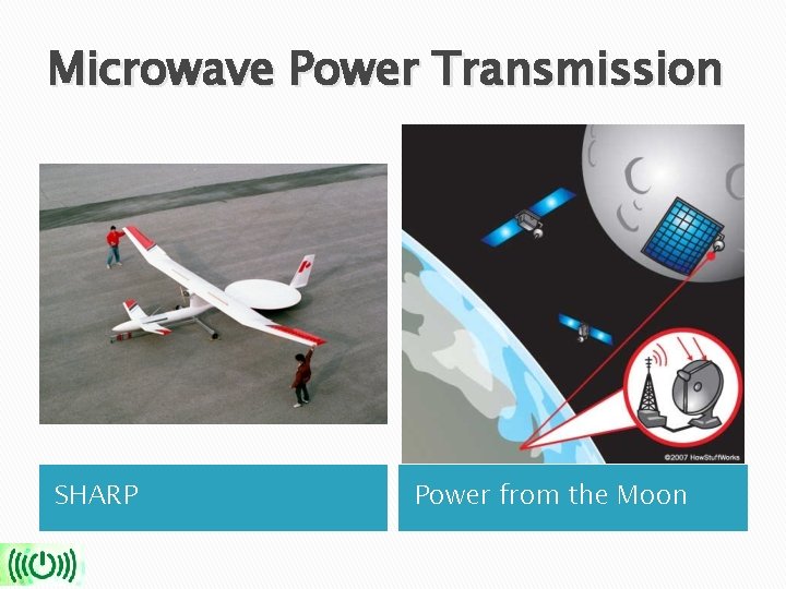 Microwave Power Transmission SHARP Power from the Moon 