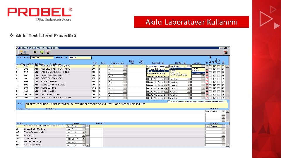 Akılcı Laboratuvar Kullanımı v Akılcı Test İstemi Prosedürü 