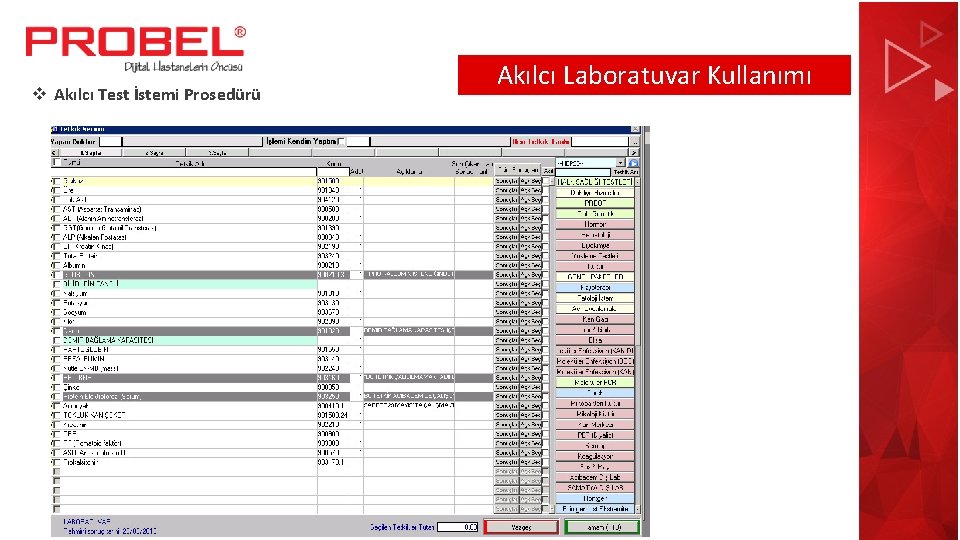 v Akılcı Test İstemi Prosedürü Akılcı Laboratuvar Kullanımı 