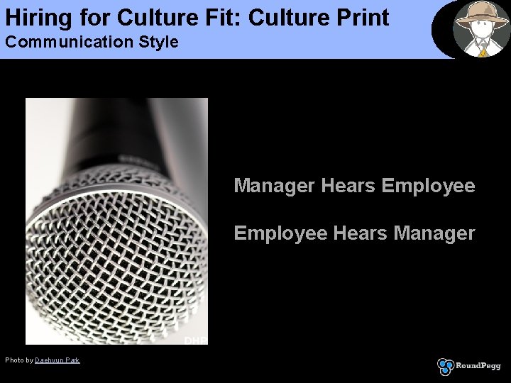 Hiring for Culture Fit: Culture Print Communication Style Manager Hears Employee Hears Manager Photo