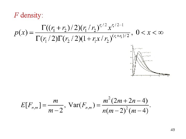 F density: 49 