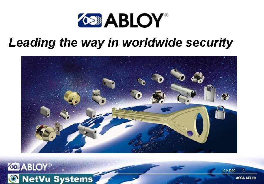 Leading the way in worldwide security 10. 9. 2020 2 