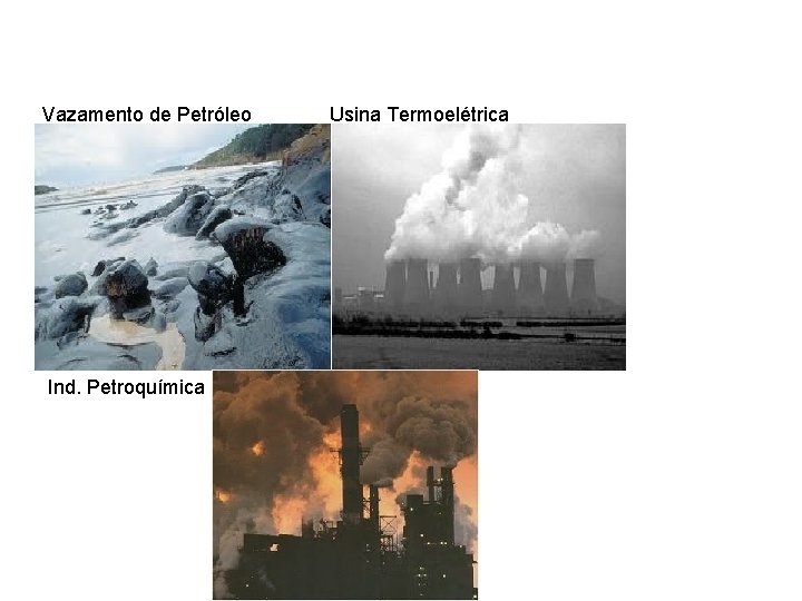 Vazamento de Petróleo Ind. Petroquímica Usina Termoelétrica 
