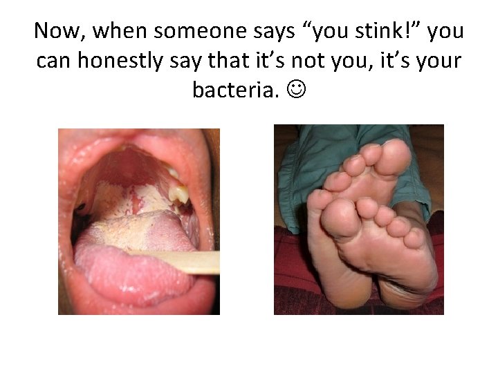 Now, when someone says “you stink!” you can honestly say that it’s not you,