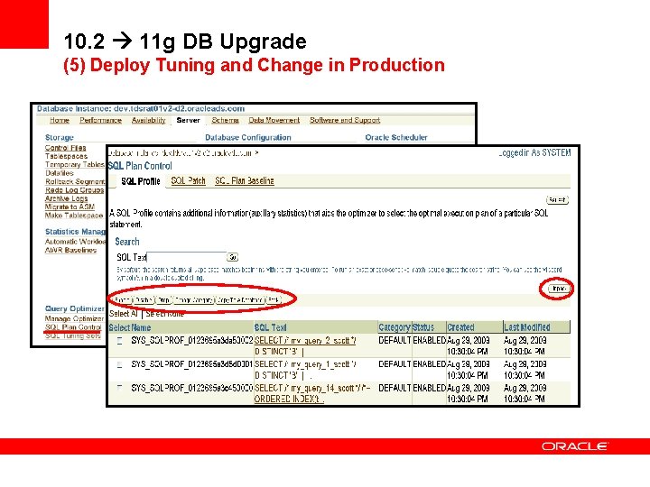 10. 2 11 g DB Upgrade (5) Deploy Tuning and Change in Production 