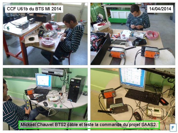 CCF U 61 b du BTS MI 2014 14/04/2014 Mickaël Chauvet BTS 2 câble