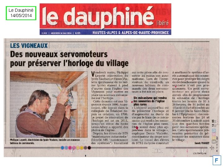 Le Dauphiné 14/05/2014 F 