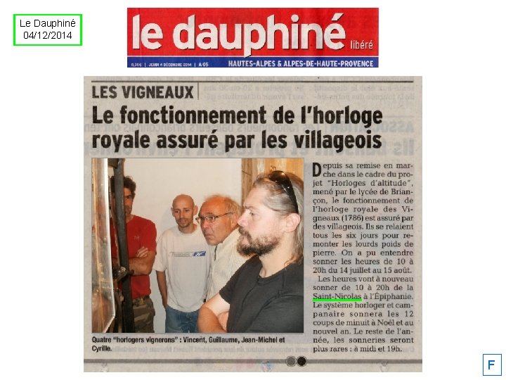 Le Dauphiné 04/12/2014 F 