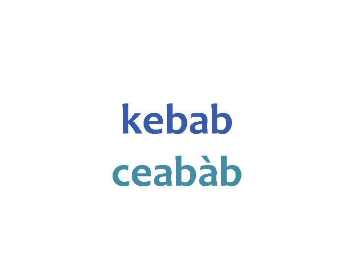 kebab ceabàb 