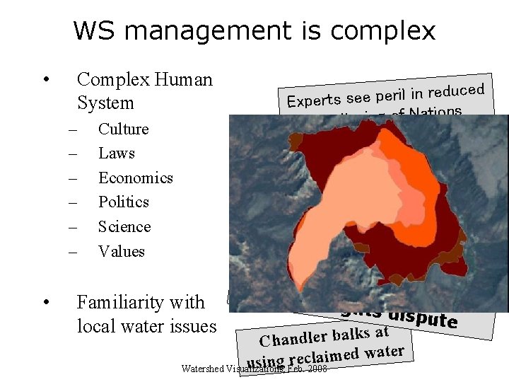 WS management is complex • • Complex Human System uced d e r in