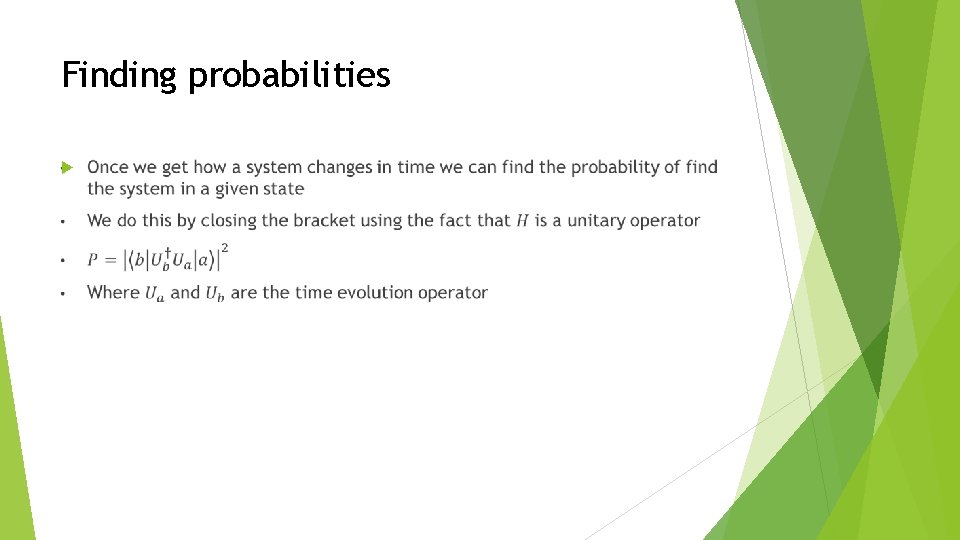 Finding probabilities 