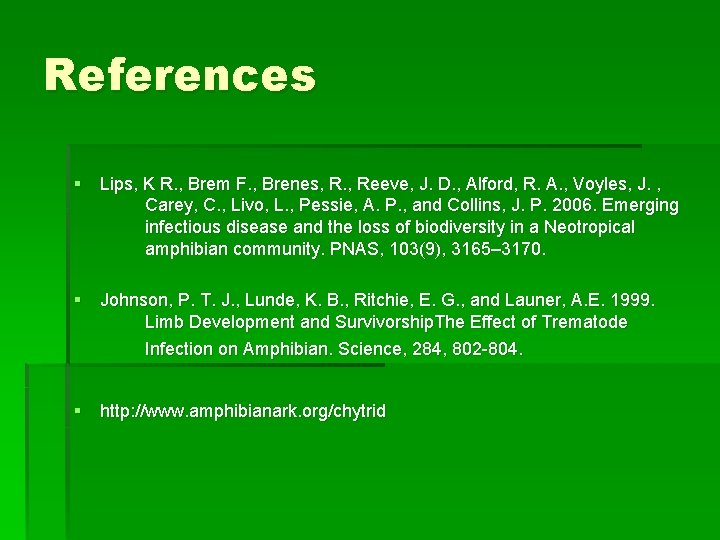 References § Lips, K R. , Brem F. , Brenes, R. , Reeve, J.