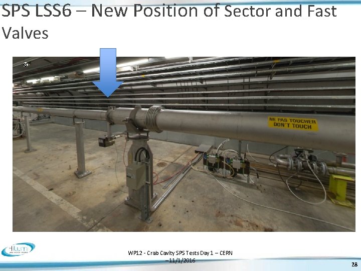 SPS LSS 6 – New Position of Sector and Fast Valves WP 12 -