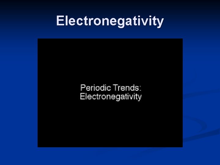 Electronegativity 