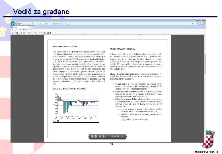 Vodič za građane 19 Ministarstvo financija 