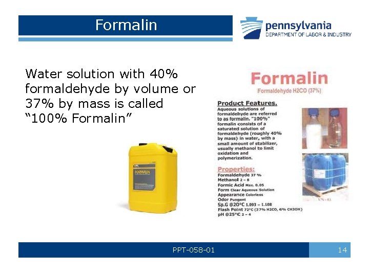Formalin Water solution with 40% formaldehyde by volume or 37% by mass is called
