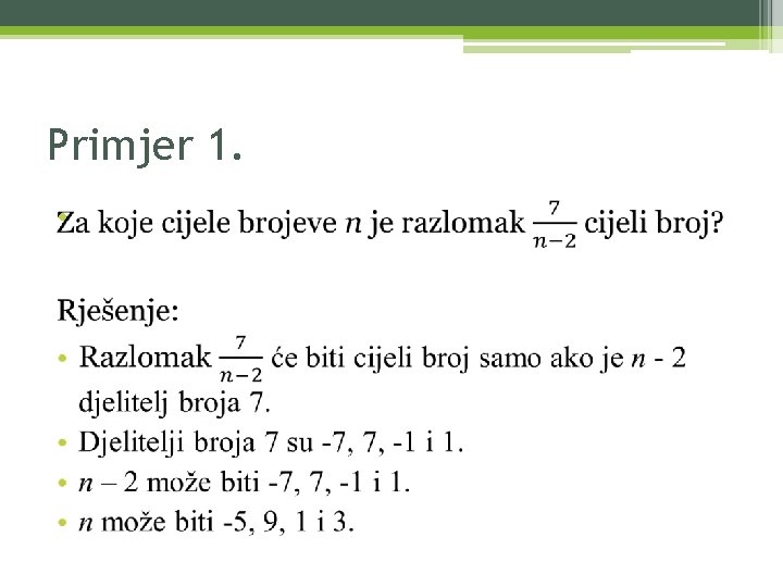 Primjer 1. • 