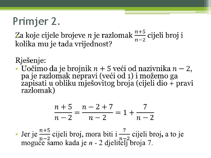 Primjer 2. • 