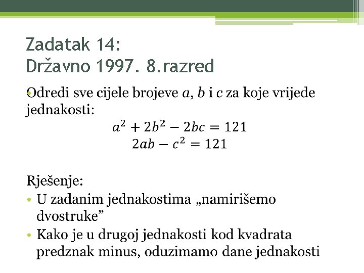 Zadatak 14: Državno 1997. 8. razred • 