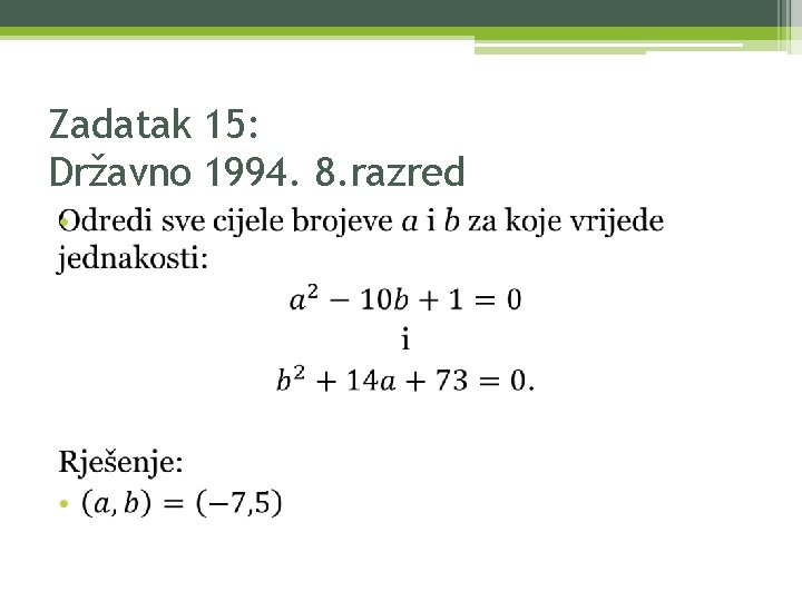 Zadatak 15: Državno 1994. 8. razred • 