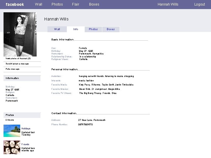 facebook Wall Photos Flair Boxes Info Photos Hannah Wills Wall Boxes Basic Information View