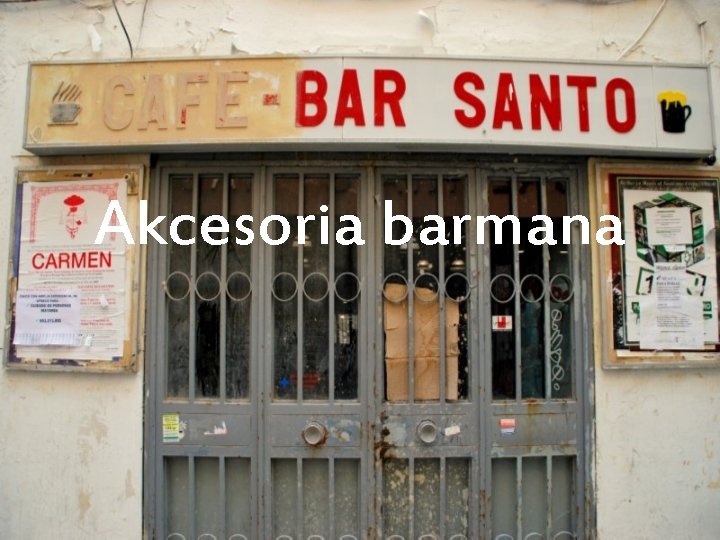 Akcesoria barmana 