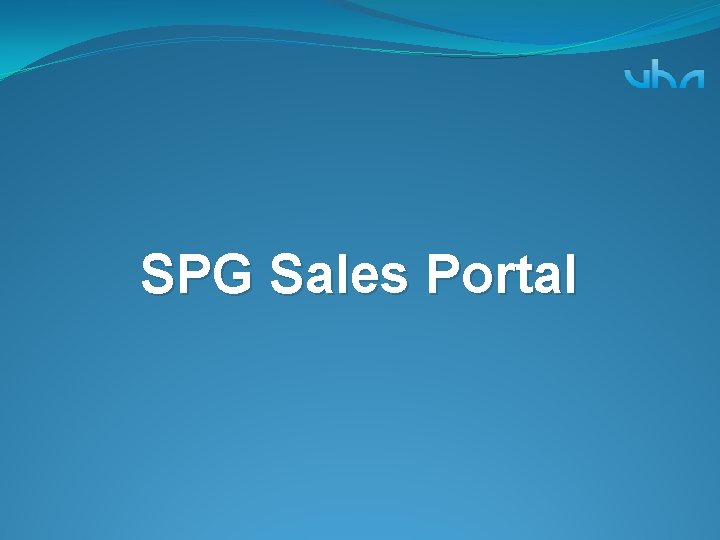 SPG Sales Portal 