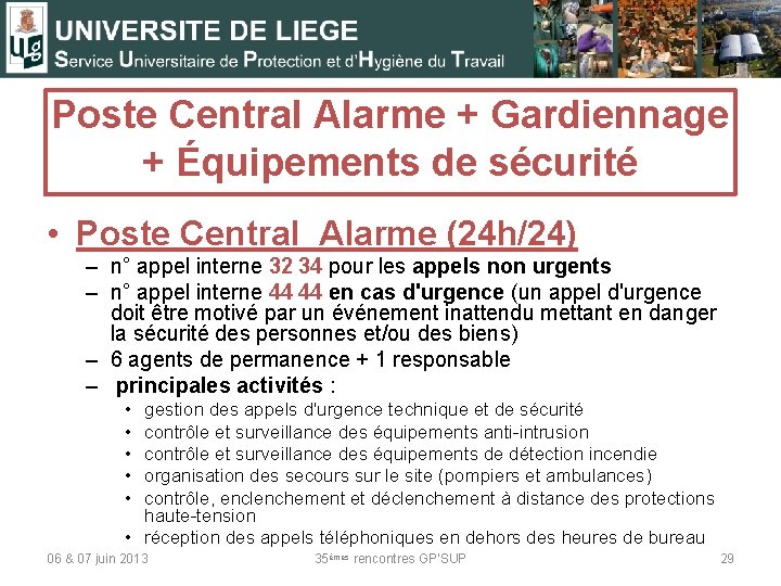 Poste Central Alarme + Gardiennage + Équipements de sécurité • Poste Central Alarme (24