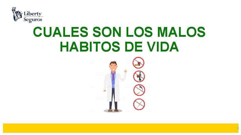 CUALES SON LOS MALOS HABITOS DE VIDA 10 