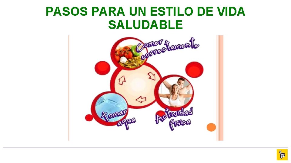 PASOS PARA UN ESTILO DE VIDA SALUDABLE 