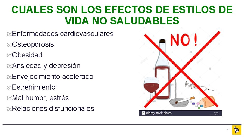 CUALES SON LOS EFECTOS DE ESTILOS DE VIDA NO SALUDABLES Enfermedades cardiovasculares Osteoporosis Obesidad