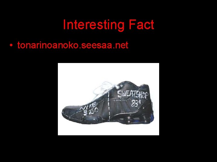 Interesting Fact • tonarinoanoko. seesaa. net 