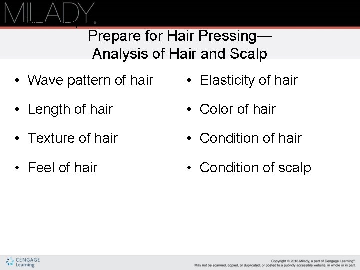 Hair and Scalp Prepare for Hair Pressing— Analysis of Hair and Scalp • Wave