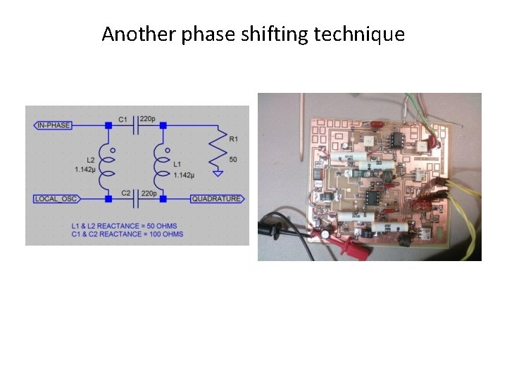 Another phase shifting technique 