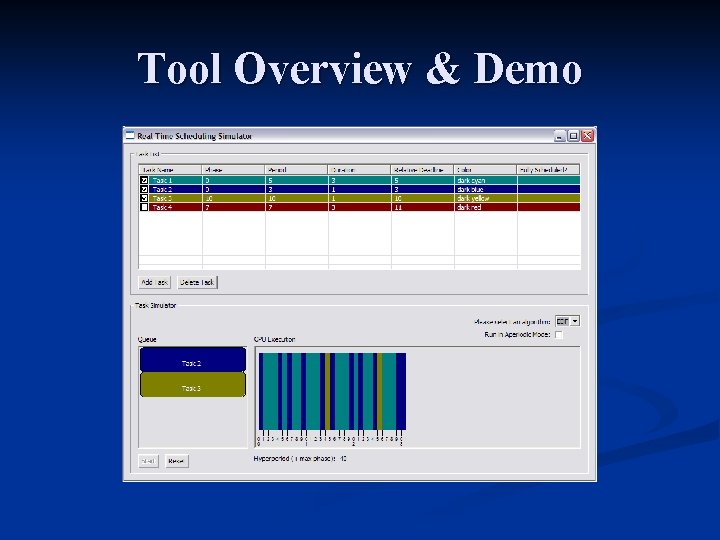 Tool Overview & Demo 