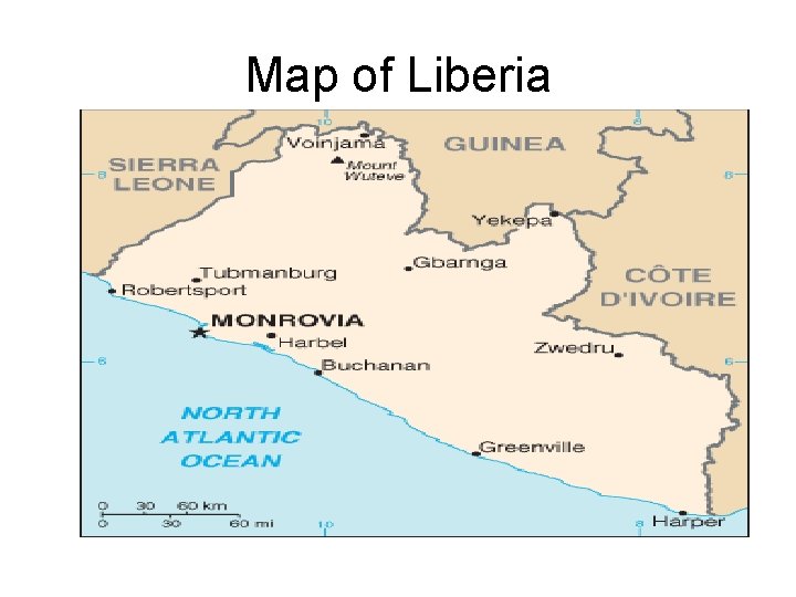 Map of Liberia Flag Description: 11 equal horizontal stripes of red (top and bottom)