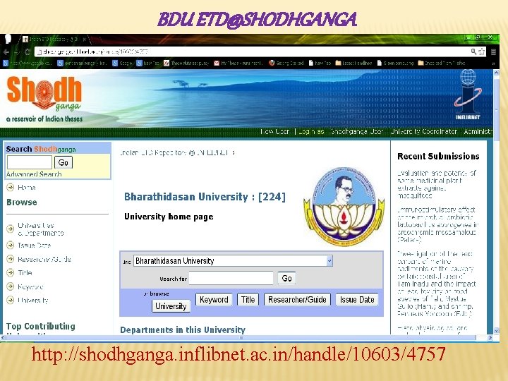 BDU ETD@SHODHGANGA http: //shodhganga. inflibnet. ac. in/handle/10603/4757 