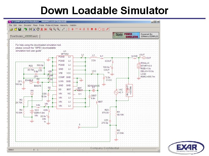 Down Loadable Simulator Company Confidential 